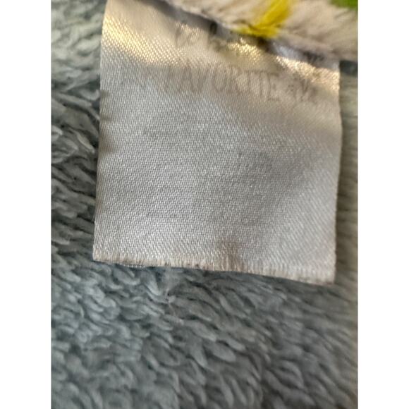 Le Bebe Favorite Blue Dinosaur Dino Trim Edge Baby Blanket Lovey Security Infant - Picture 4 of 4